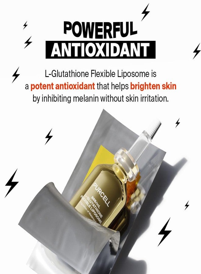PURCELL 5% L-Glutathione (88B/mL) Flexible Liposome Face Serum - High Concentration with Vitamin B3, Vitamin E, Tranexamic Acid for Hydrating & Brightening (1.01 fl oz / 30ml) - Image 5